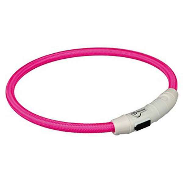 Bild 1 von Trixie Flash Leuchtring USB Pink