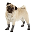 Karlie Doggy Socks Hundesocken 4er Set - Schwarz/Grau