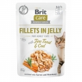 Brit Care Cat PB Fillets in Jelly - Forelle & Kabeljau 85g